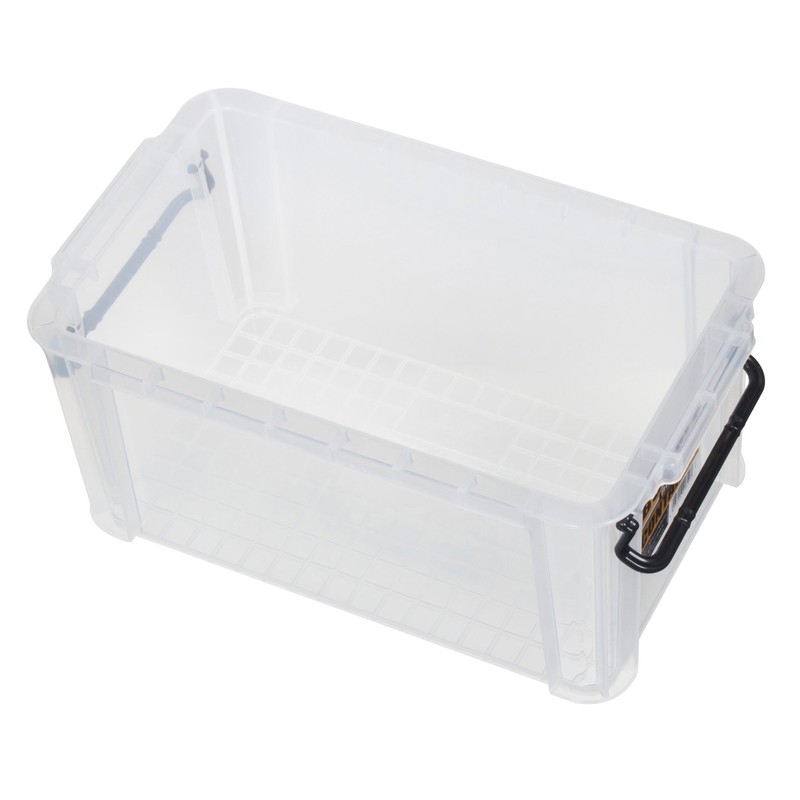 Iris Ohyama BL-6.6 Buckle Container, 1.74 gal (6.6 L), Clear