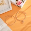 FUNEIA Anklet Gold for Women 18K Gold-Plated Anklet Waterproof Gold