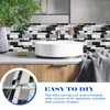 10-Sheet Peel and Stick Backsplash Tiles 12"x12" Self-Adhesive Tile Sticker