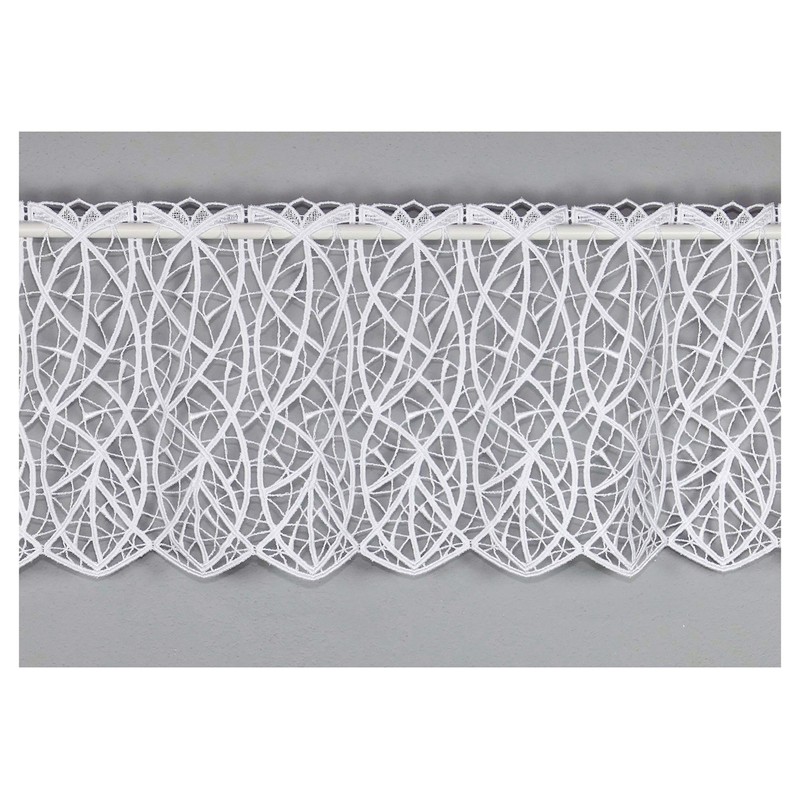 atelier alles-Spitze Elegant White Net Curtain Cloe Made of Delicate