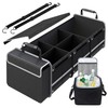 Snuopfy Car Trunk Organizer,115L Heavy Duty Collapsible Trunk Storage, with