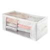 mDesign Set of 4 Storage Boxes with Zip - Handy