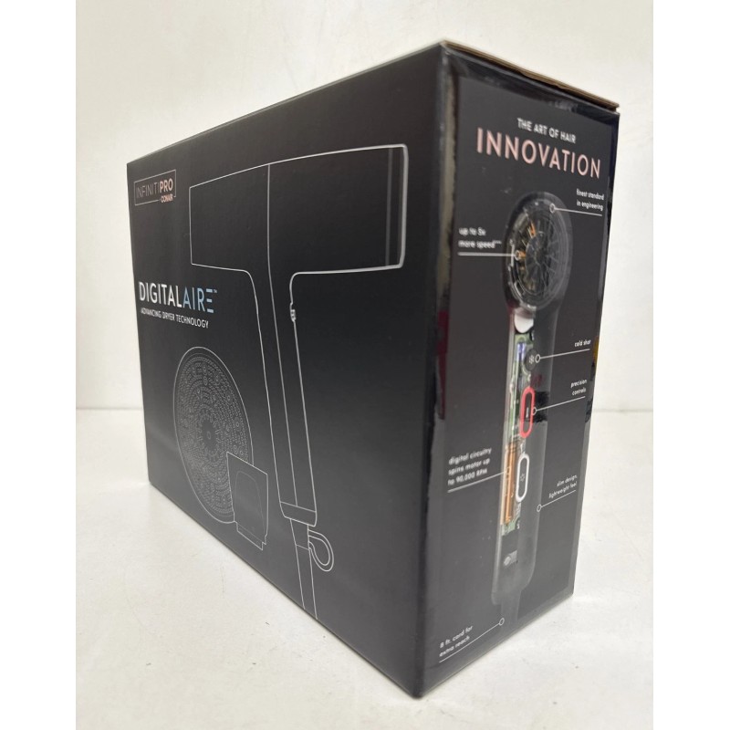 InfinitiPRO by Conair DigitalAIRE Hair Dryer with Brush and Storage