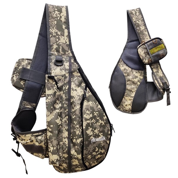 EUPHENG Aventik Tenkara Sling Bag, Adjustable Outdoor Tenkara Fishing Shoulder