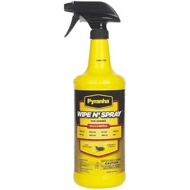 Pyranha Fly Spray, Fly Spray, Fly Spray for Horses, Pyranha Zero-Bite, Pyranha Wipe and Spray, Pyranha Nulli-Fly (Pyranha Wipe & Spray Oil Base, 32oz)