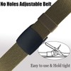 WYuZe Mens Military Web belt Outdoor Tactical Nylon Webbing Plastic
