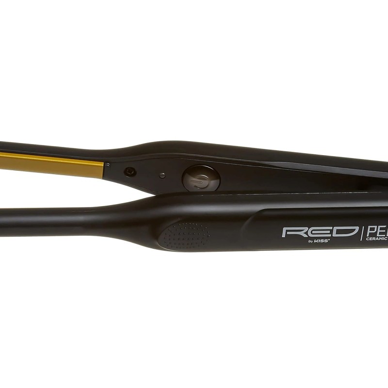 Red by Kiss Ultra Thin Black Hair Iron With Ceramic