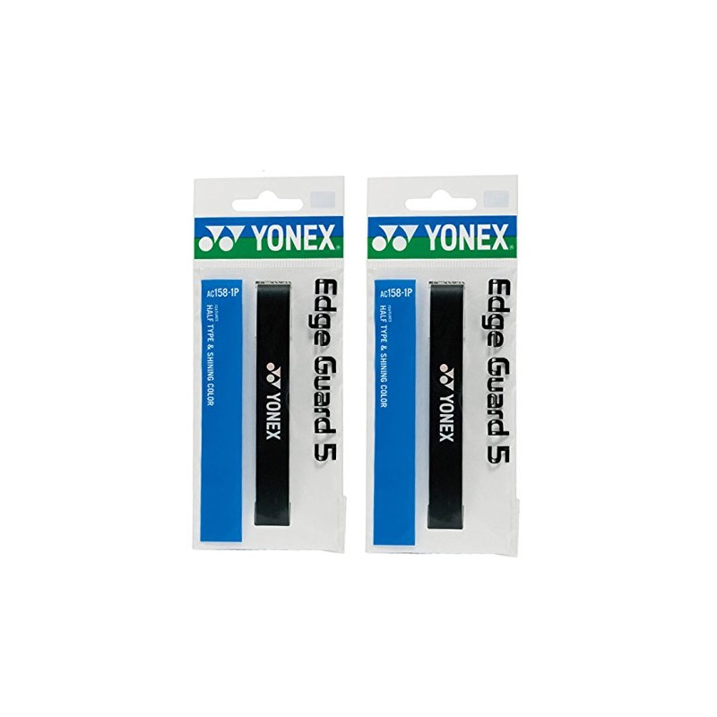 YONEX Edge Guard 5 Black, Same Color 2-Piece Set AC158-1P-007-2SET