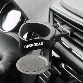 OPENROAD Adjustable Car Cup Holder Expander – Universal Cup Holder Adapter Large Bottles (16-46oz), Multi-Functional Design