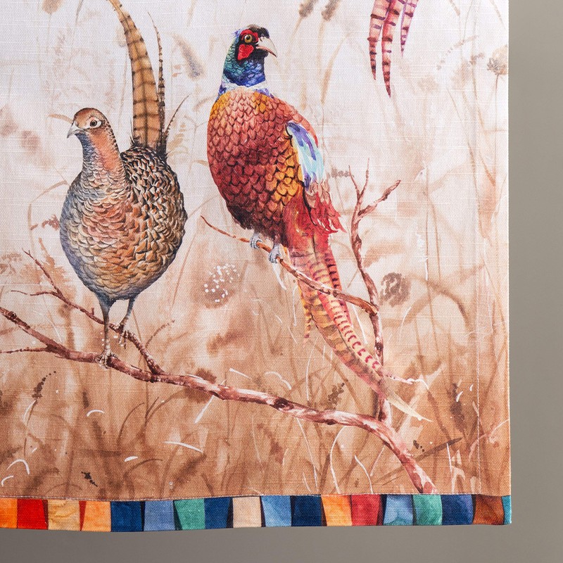 Maison d 'Hermine Faisan D' Automne 100% Cotton Table Runner