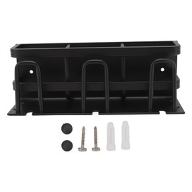 Toothbrush Holder Space Aluminum Rust Prevention Black Toothbrush Storage Rack for Bathroom