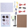 String Art Decorative Colourful DIY Nails Winding Lines Drawing Kit