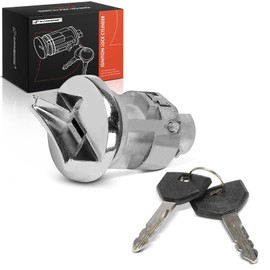 A-Premium Ignition Lock Cylinder with 2 keys Compatible with Dodge, Chrysler & Plymouth Vehicles - Grand Caravan, Monaco, Ramcharger, Shadow, Spirit, B150, D250, W350, Town & Country, New Yorker