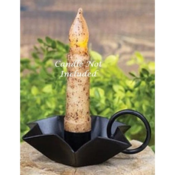 Unbranded NEW Primitive TAPER CANDLE HOLDER STAR Design BLACK SET