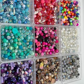 Multicolored Solid Colors MIX BEADS-Acrylic beads Silicone beads Resin beads-Fresh Gray Beads Clear Blue Beads Deep Purple Beads Passionate Pink Beads:_Choose 3 bag by note  or randomÔºàfree shippingÔºâ_150ml bag (40-45beads)Ôºà100-105gÔºâ(3.52-3.70oz)