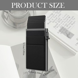 XZSKD 1 Pcs RFID Blocking Metal Card Holder, Ultra Thin Wallet Card Holder for Men and Women, Secure and Stylish Design for Everyday Use