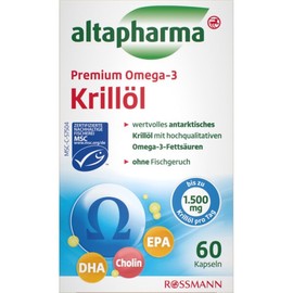 로스만 알타파마 오메가-3 크릴오일 프리미엄 60캡슐 42.9g Rosman Altapharma Omega-3 Krill Oil Premium 60 Capsules 42.9g