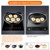 AceFox 1800W Electric Induction Burner with LED Display, Built-in Design,
