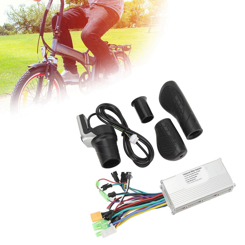 Half Twist Throttle Grip with Display Meter 3 Modes Sine