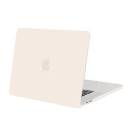 MOSISO Case Compatible with MacBook Pro 16 Inch 2020 2019 Release A2141 with Touch Bar & Touch ID, Ultra Thin Protective Plastic Hard Case Beige