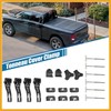 Partuto Tri-Fold Truck Bed TonneauClamp T Shape Bolts Rear Clamp