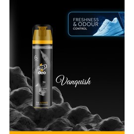 Crep Protect Shoe Deodorizer Spray - Foot & Shoe Odor Eliminator for Smelly Shoes, Sneakers, Boots, Suede & Nubuck - 24-Hour Freshness, Refreshing Scent (Vanquish, 5.07oz)