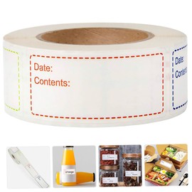 Operitacx 1 Roll Mark The Date Stickers Multi-Functional Decoration Swag Give Printable Label Bottles Cover Label Clear Label Stickers Adjustable Lampshade Tamper Tape Copper Plate Stickers