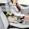 Car Armrest Center Console Pad, Ergonomic 7cm Height Boost, Side