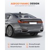 FINDAUTO ABS Rear Window Roof Spoiler Adjustable Fits for Most