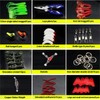 106pc Multifunctional Fishing Tackle Kit Metal Spoon Fishing Mixed Hard