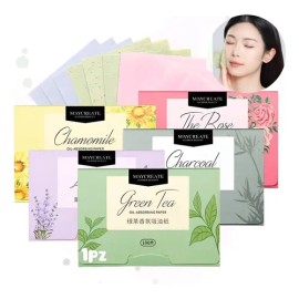 Papel Absorbente Grasa Facial Elimina Brillo Portatil 1pz F