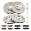 Torchbeam Front and Rear Brake Pad & Rotor Kit Brake