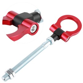 Towing Eye Tuning, Tow Hook, Tow Hook, High Performance Tow Ha, Folding Race I303 Tow Ha for Car Racing (Red)