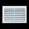Fits 12x8 Duct Opening 1 Way Fixed Curved Blade Air