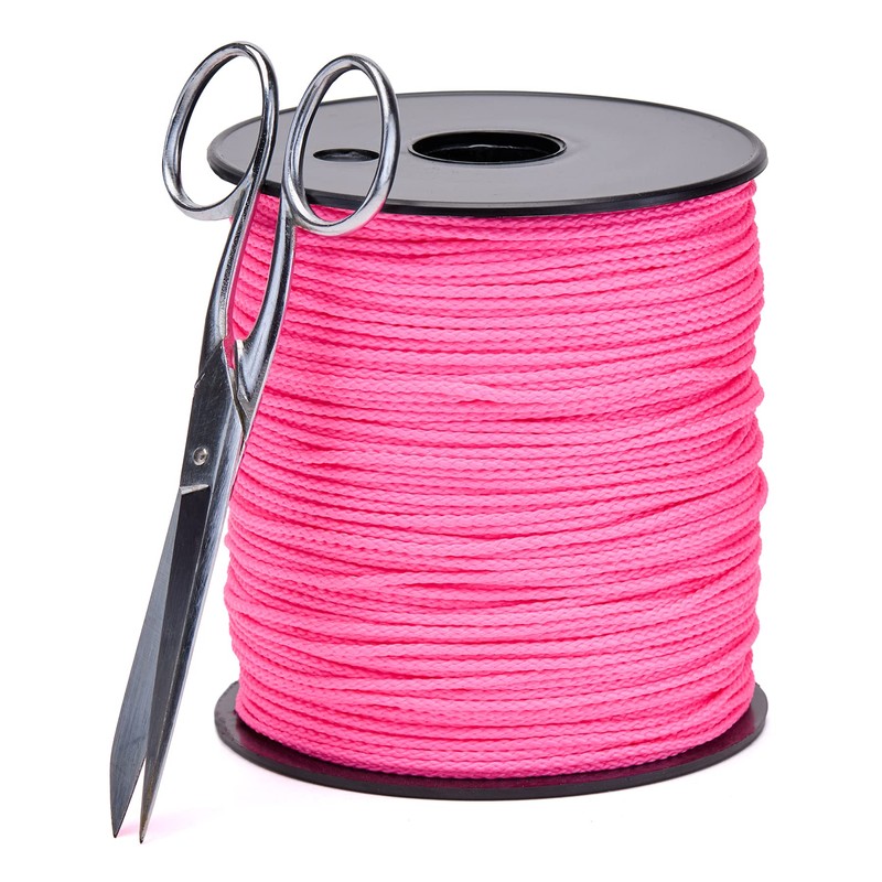 Braided Rope Polypropylene Polypropylene Pink Diameter 2 mm 200 m