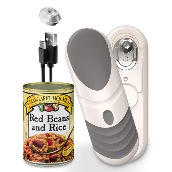 Rechargeable Can Opener w/ Smooth Edge Replaceable Blade Automatic Kitchen