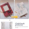 EXCEART Funda De Libro De Tela Protectora Reutilizable Para Cuadernos
