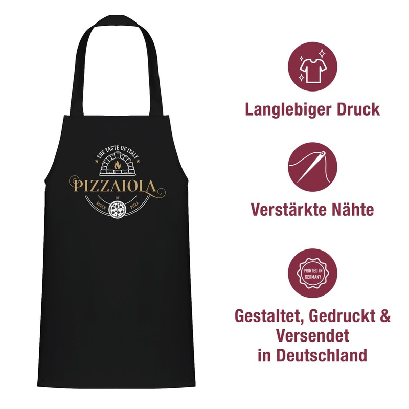 Shirtracer - Children's Apron for Boys and Girls - Pizza