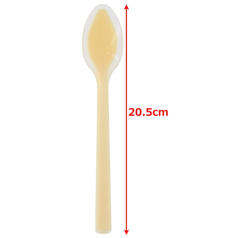 Okabe Yōshi KU-07Y Mouth-Friendly Spoon, One Piece, Deep Shape, Large,