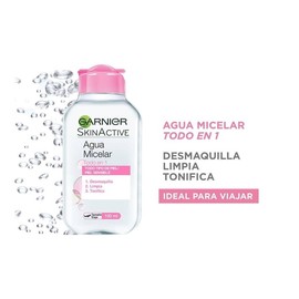 Agua micelar Garnier SkinActive todo en 1 100 ml