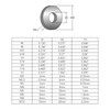 7/16 Flat Washer 304 Stainless Steel Washer, Flat Washer 18-8,