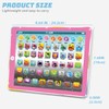 Wenbeier Kids Tablet Learning Pad Toddler Tablet with ABC Word