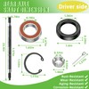 Drive-up Golf Cart Rear Splined Axle Shaft for EZGO TXT