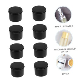 Baluue 12pcs Lanolin Cream Aluminum Jar Wide-mouth Cosmetic Jars Refillable Containers