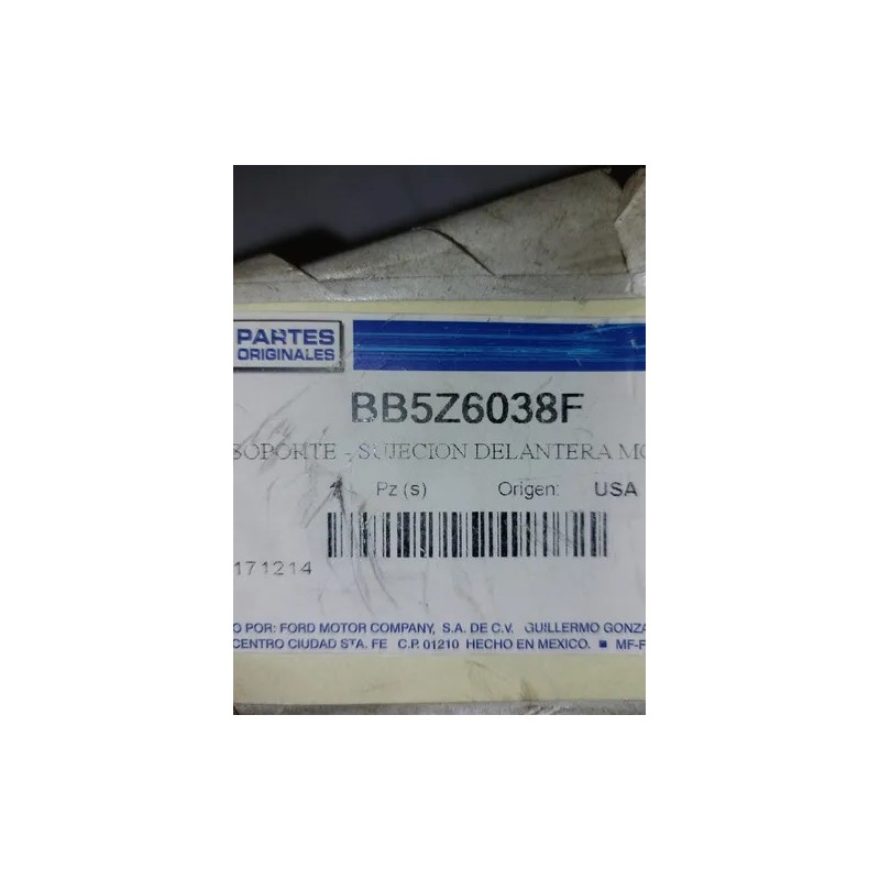 Soporte De Motor Explorer 2015-20 Ford - Sku Bb5z6038f