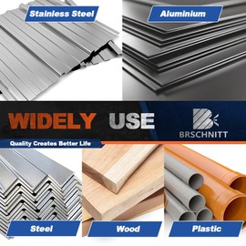 BRSCHNITT TCT Hole Saw Kit - 13/14/16/19/22/25/29/32/35/38/44/51/54mm Tungsten Carbide Tipped Hole Cutter Set for Metal, Stainless Steel, Iron, Wood, Plastic - 13 Count