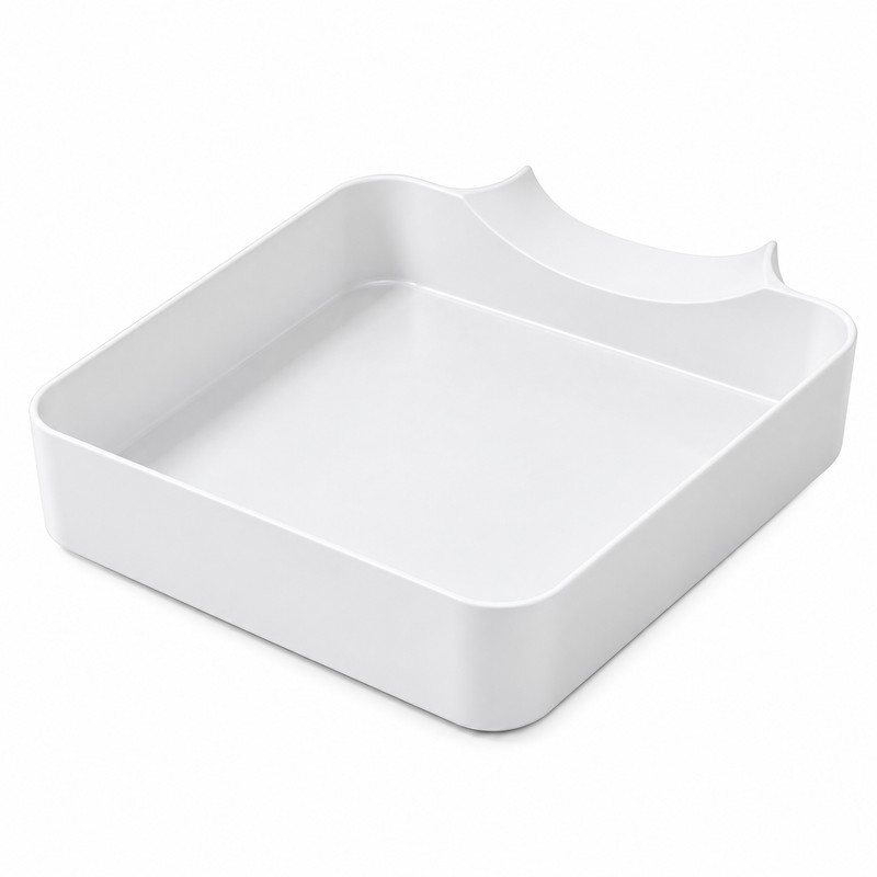 Washing Machine Drain Tray – Anti-Overflow Water Catch Box for