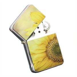 Sunflower Yellow - Silver Chrome Pocket Lighter by Elements of Space™