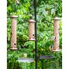 iBorn Plastic Bird Bath Bowl for Outside on Ground,Bird Water