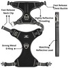 TUFFDOG Easy-Fit Dog Harness Small - Fast Release Neck Clip,